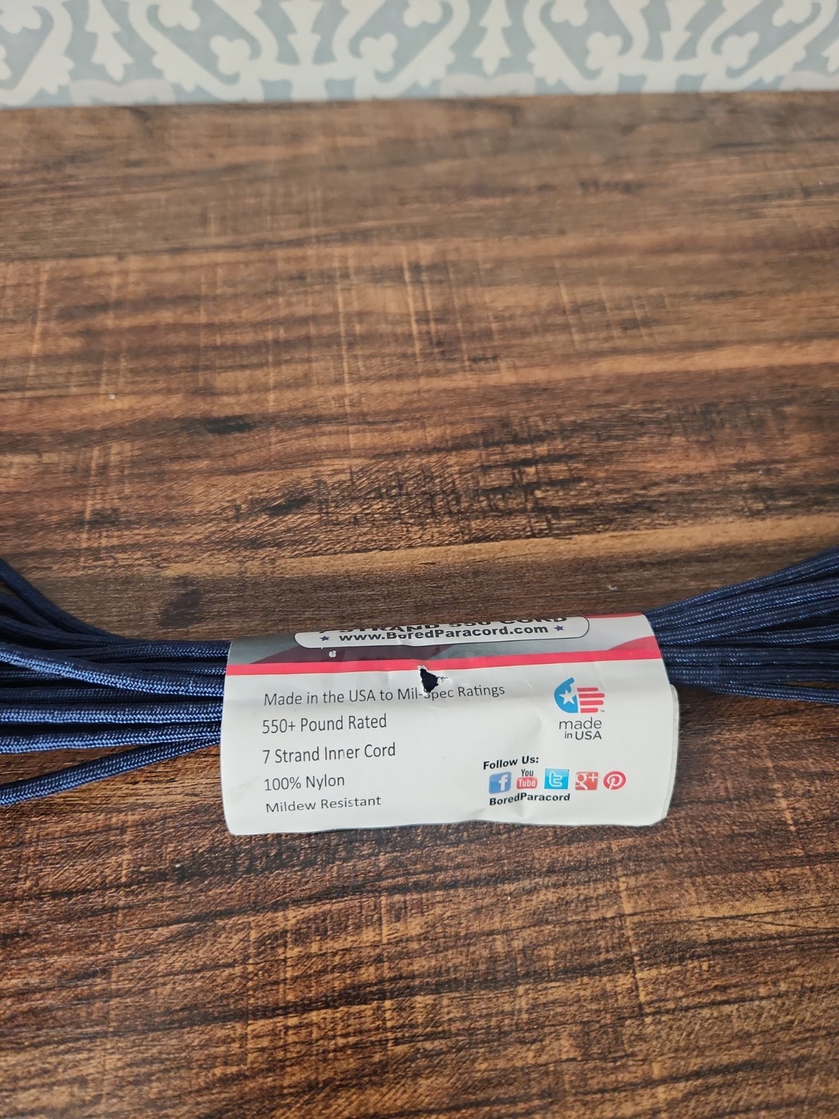 LOT: 6 New Paracord Packages – 2.5 lbs