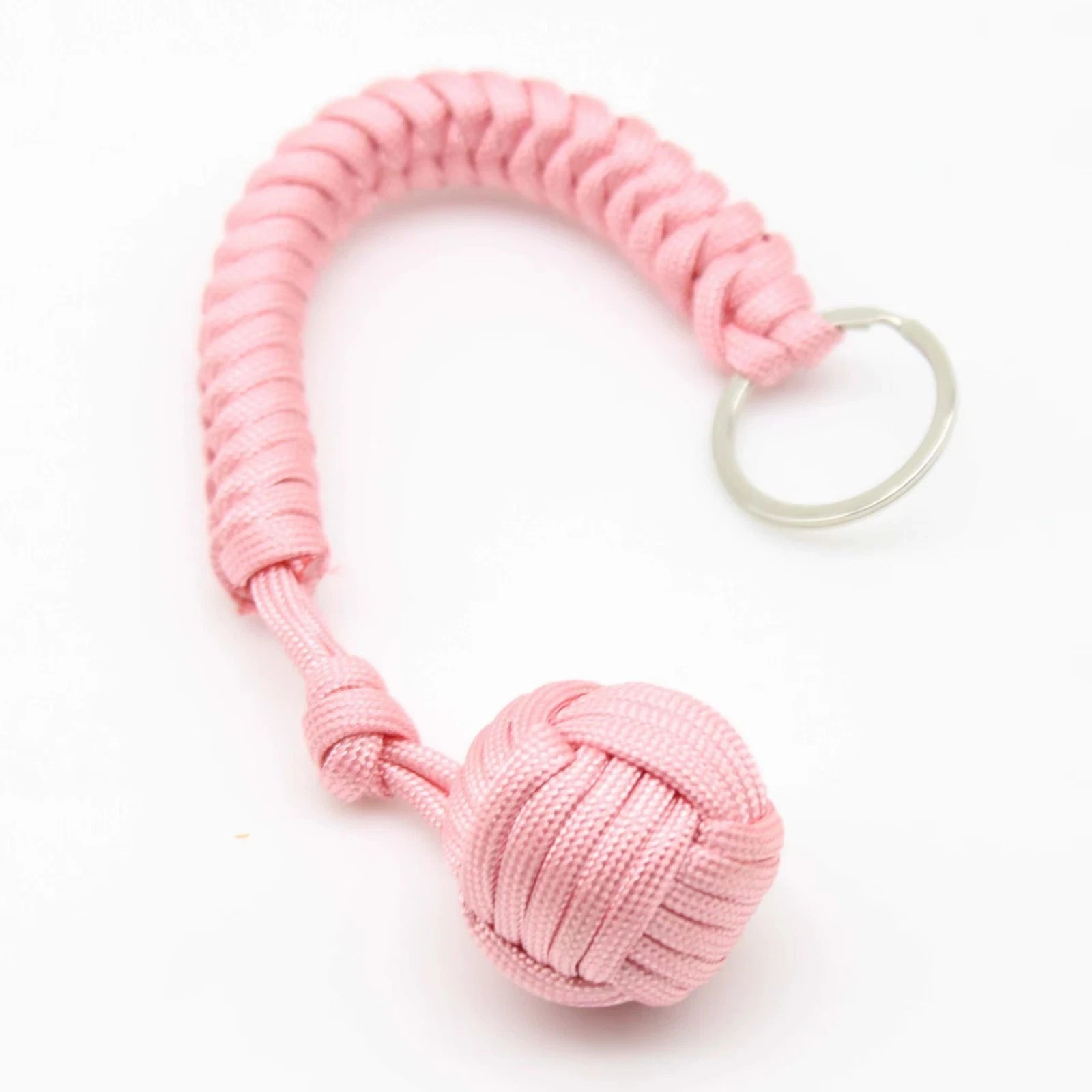 Paracord Monkey Fist Style Keychain Outdoor Hiking Accessory