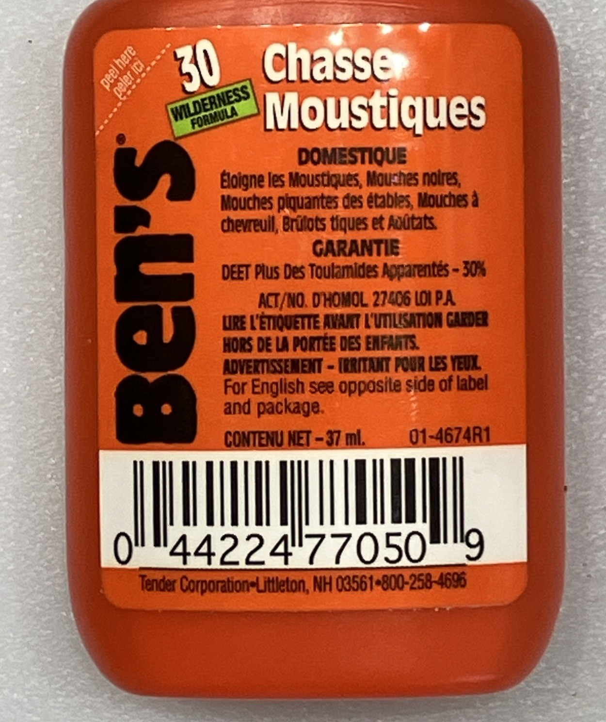 Ben’s Wilderness 1.25 Oz 37 Ml 30% Deet Tick Mosquito Insect Repellent X5