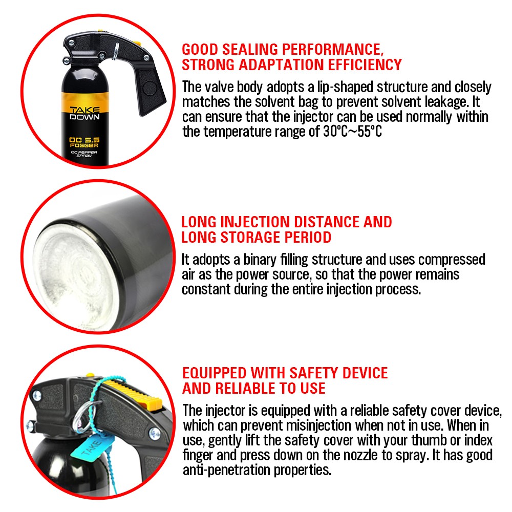 Maximum Strength Pepper Spray 16 oz w/ Holster – Outdoor Personal Protection