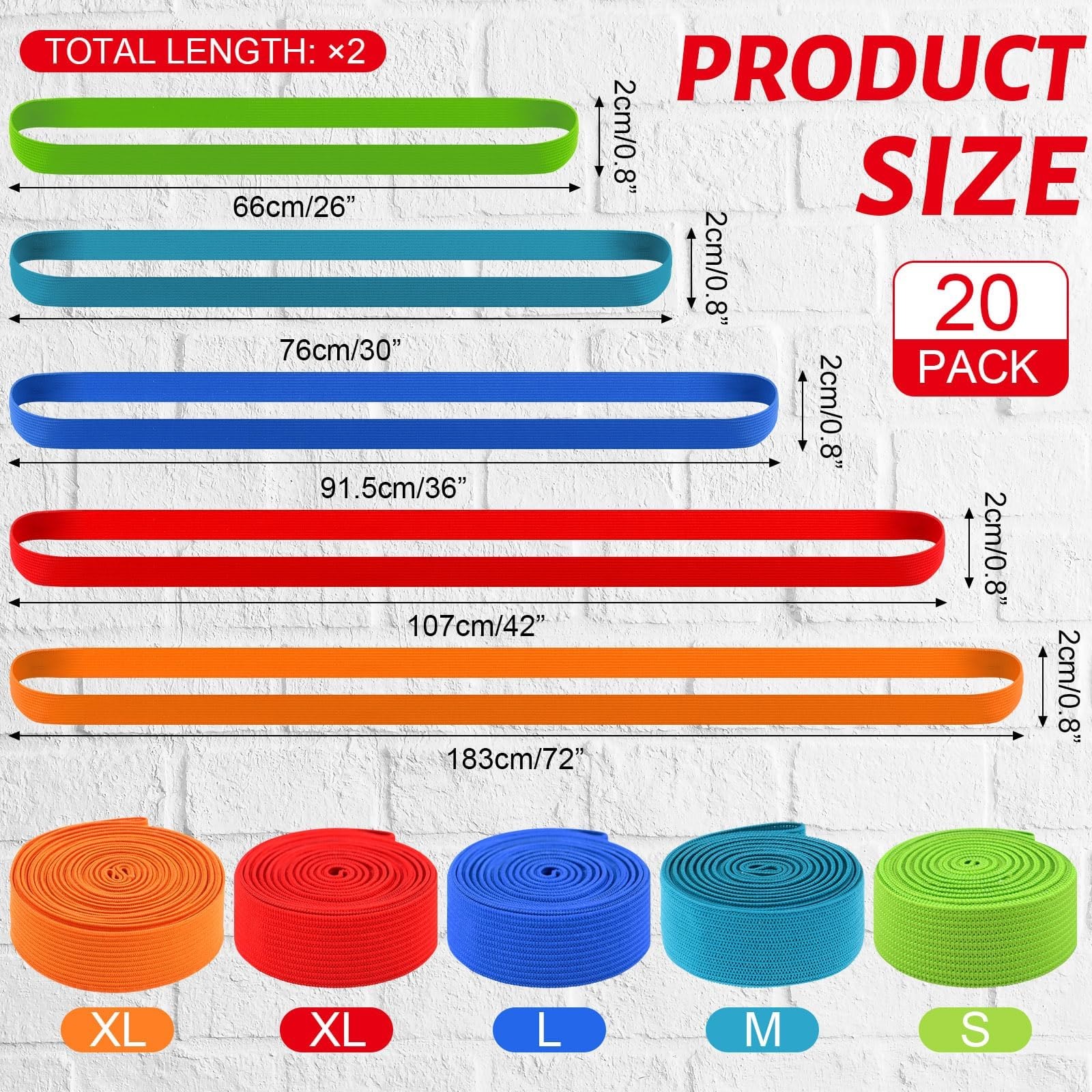20 Pcs 5 Sizes Extra Large Moving orange/red/blue/dark green/light green