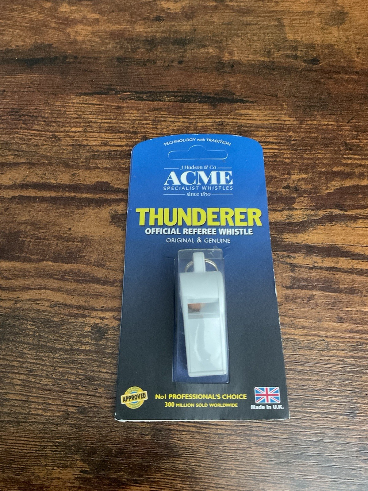 Acme Whistles Thunderer # 660 White Official Referee Whistle Made in England