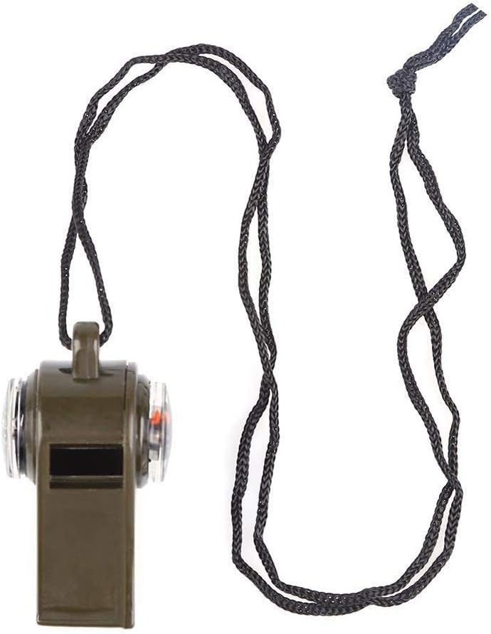 3 Pack Very Loud Keychain Whistle for Survival, Sports, Hiking, Outdoor Activity