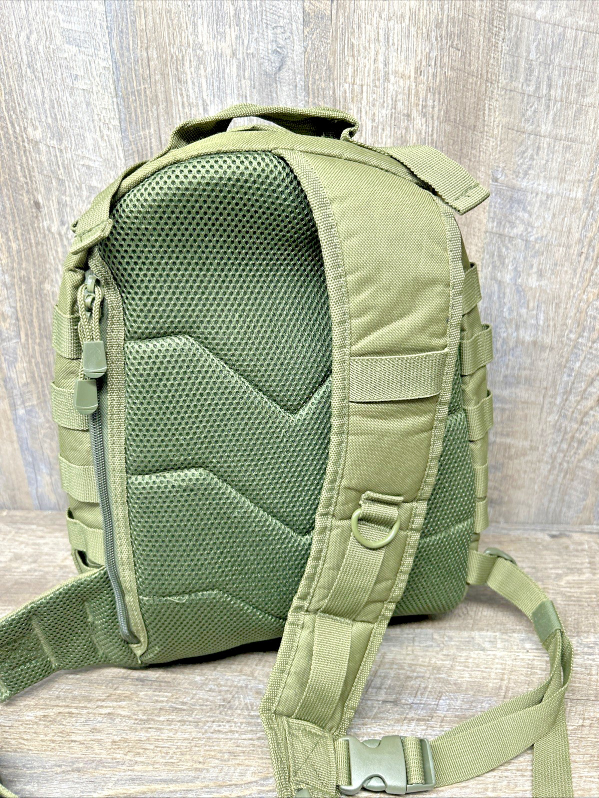 Bug Out Bag – Sling Chest Bag Cross Body Pack Army Green Color Bag Only!