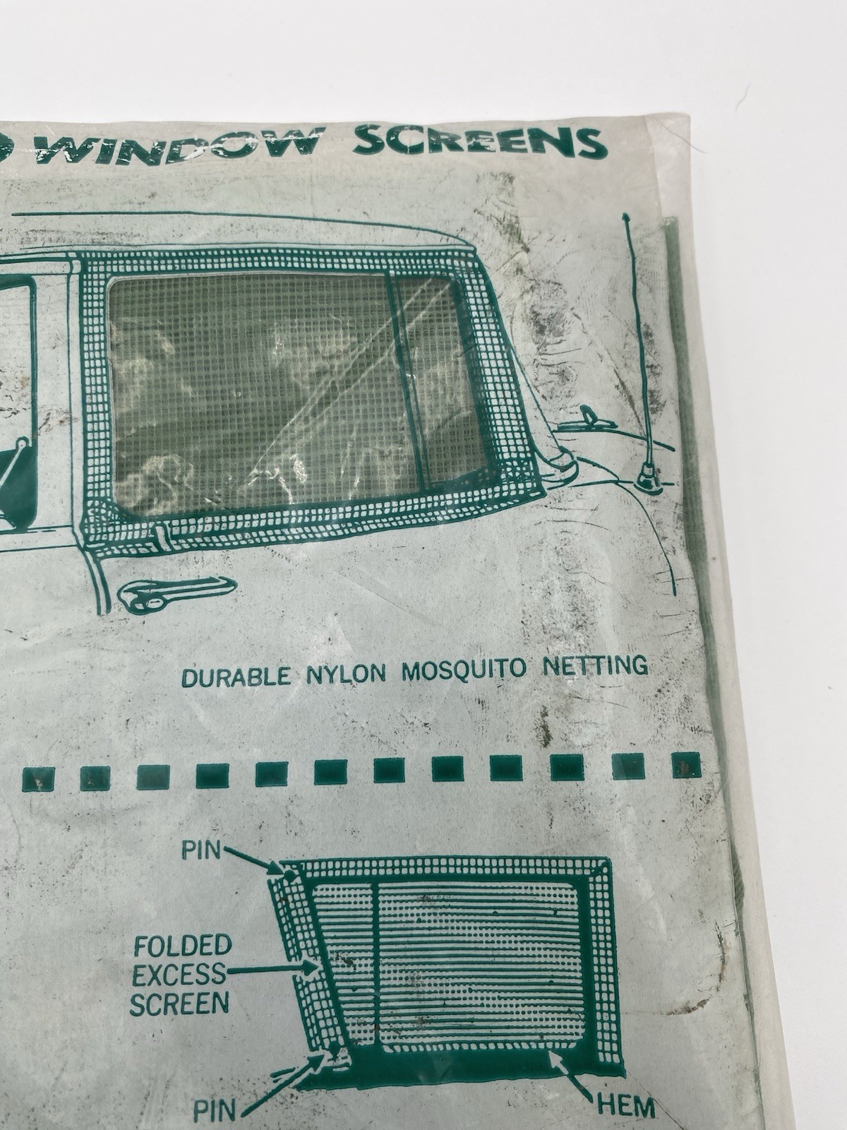 Vintage Traveler Window Screens Cars & Station Wagons Karpack Company 1950s Net
