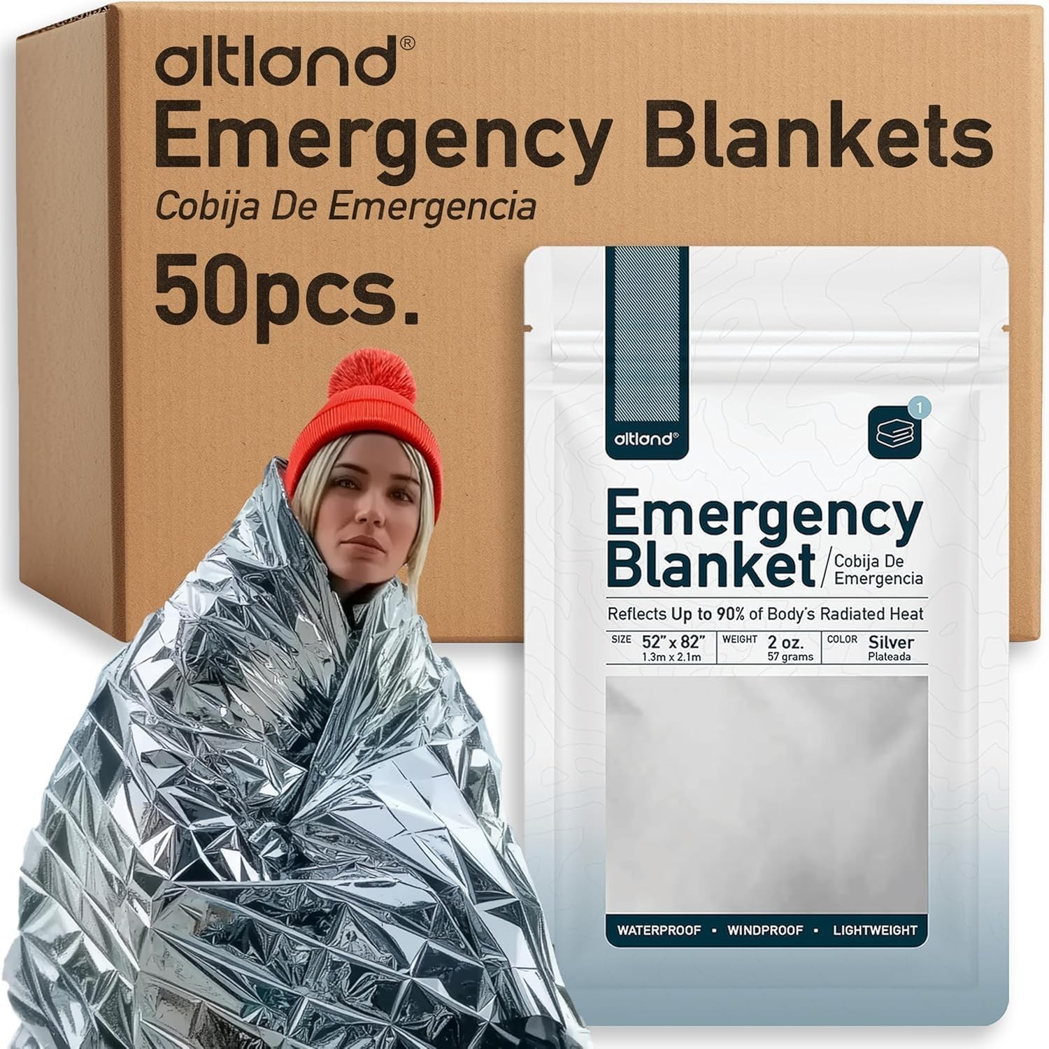 Emergency Blankets – Bulk Heat Reflective Blankets for Winter Surviva