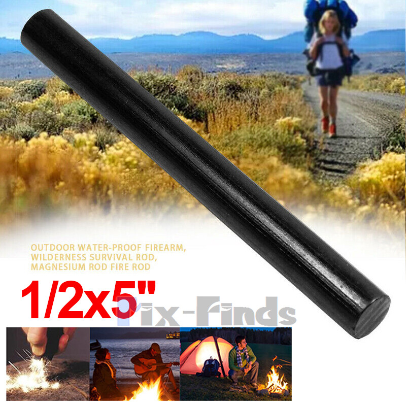Lot Outdoor Survival Ferrocerium Flint Fire Starter Magnesium Ferro Rod Camping