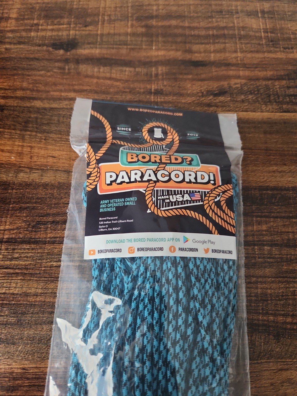 LOT: 6 New Paracord Packages – 2.5 lbs