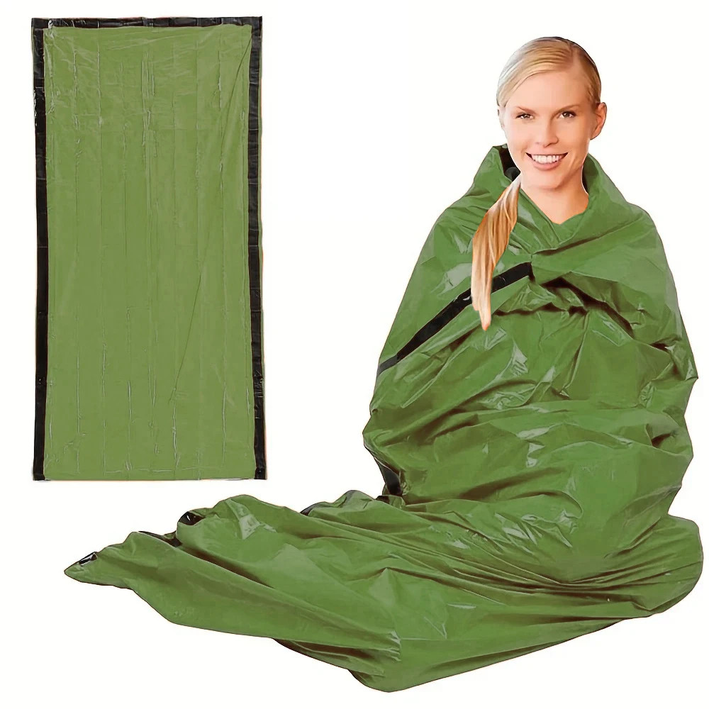 Portable Waterproof Emergency Survival Sleeping Bag Outdoor Edc Camping Gear The