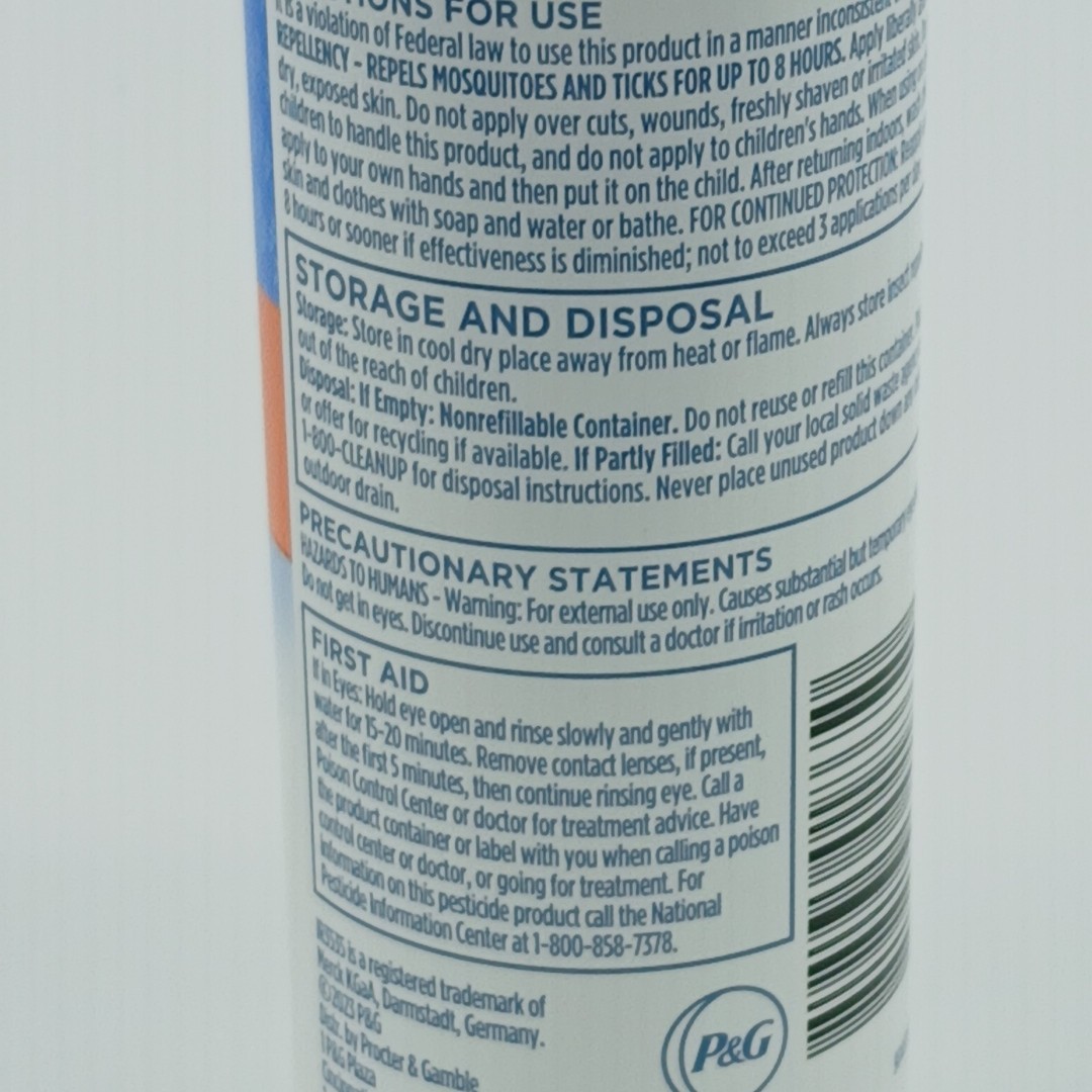 Zevo On-Body Mosquito & Tick Repellent Lotion ~ Odorless 5.8oz Pump Bottle