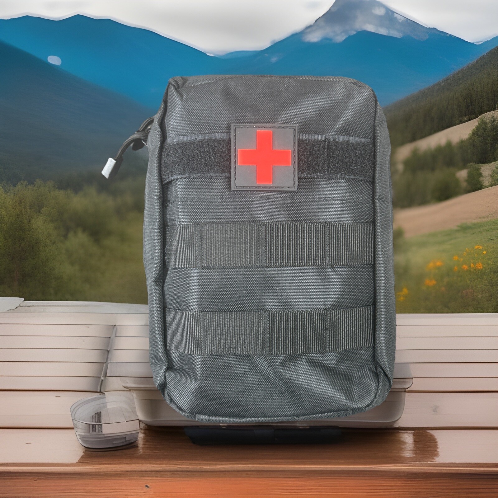 Emergency Survival Kit First Aid 158 piece Military Prepper Outdoor Tactical Bag