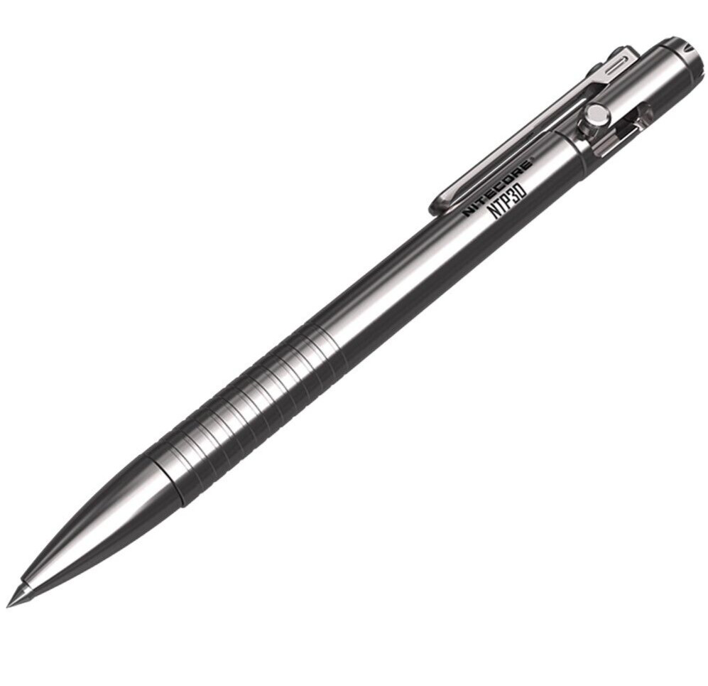 Nitecore NTP30 Titanium Bidirectional Bolt Action Tactical Pen