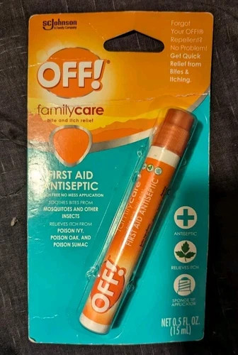 OFF! FamilyCare First Aid Antiseptic Bite and Itch Relief – Travel Pen 12/25ex