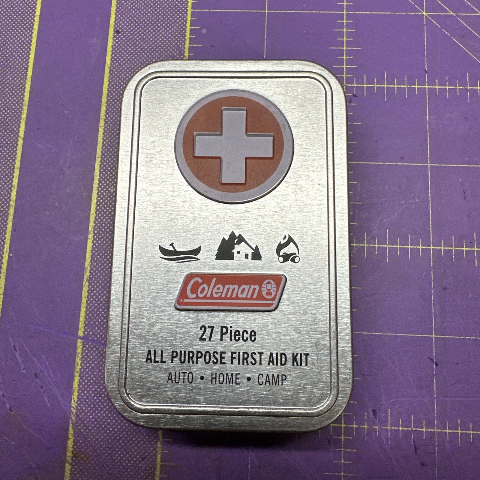 Coleman All Purpose Mini First Aid Kit – 27 Pieces – Travel Friendly