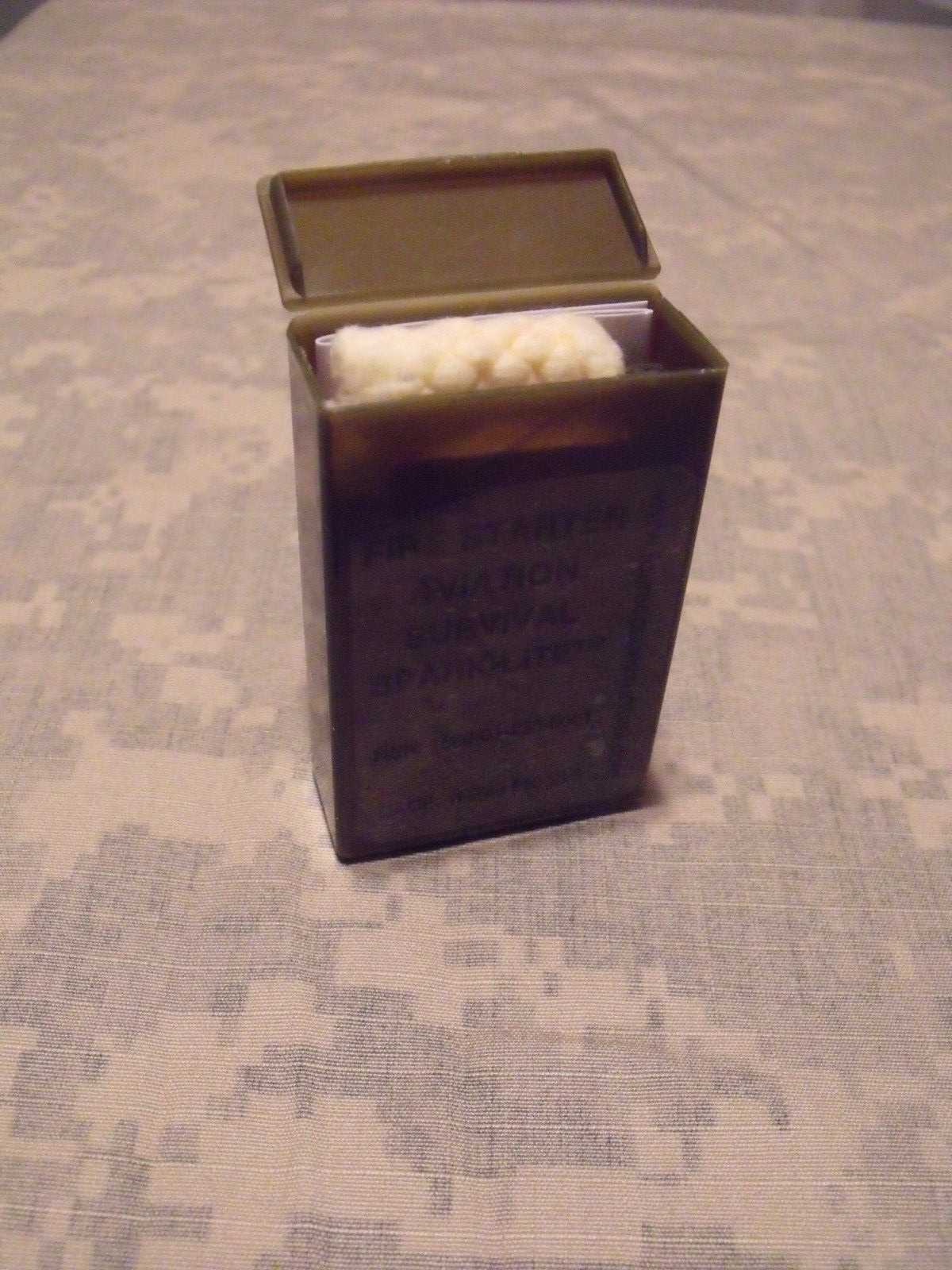 Spark-Lite Aviation/Military Survival Fire Starter Kit, Olive Drab OD