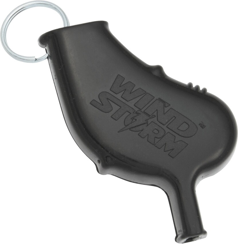 All Weather Safety Whistle Wind Storm Black Very Loud Wet Dry And Underwater-Use