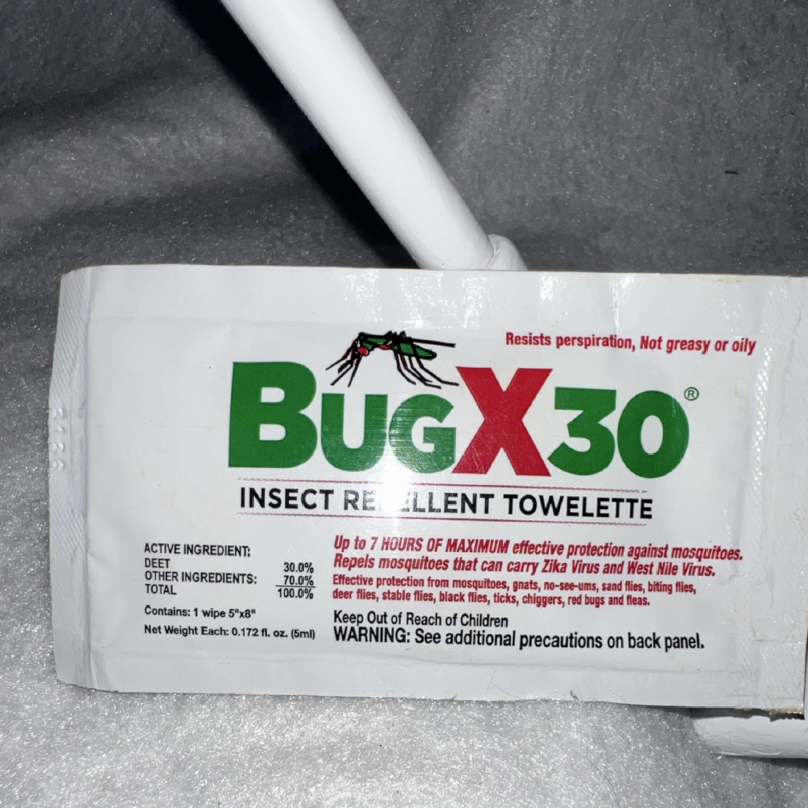 BugX30 Insect Repellent Bug & Fly 7 Hrs Protection & SPF 30 Sunscreen samples