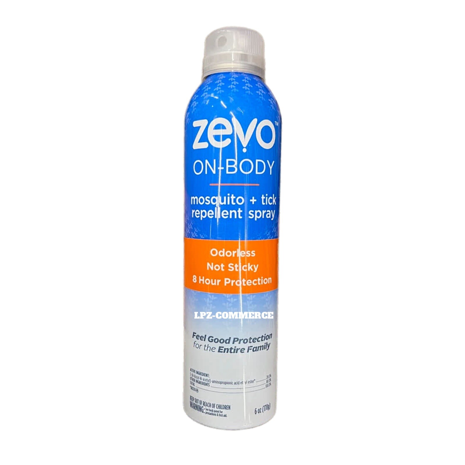 ZEVO On-Body Mosquito & Tick Insect Repellent Spray, Odorless, Non Sticky – 6oz.