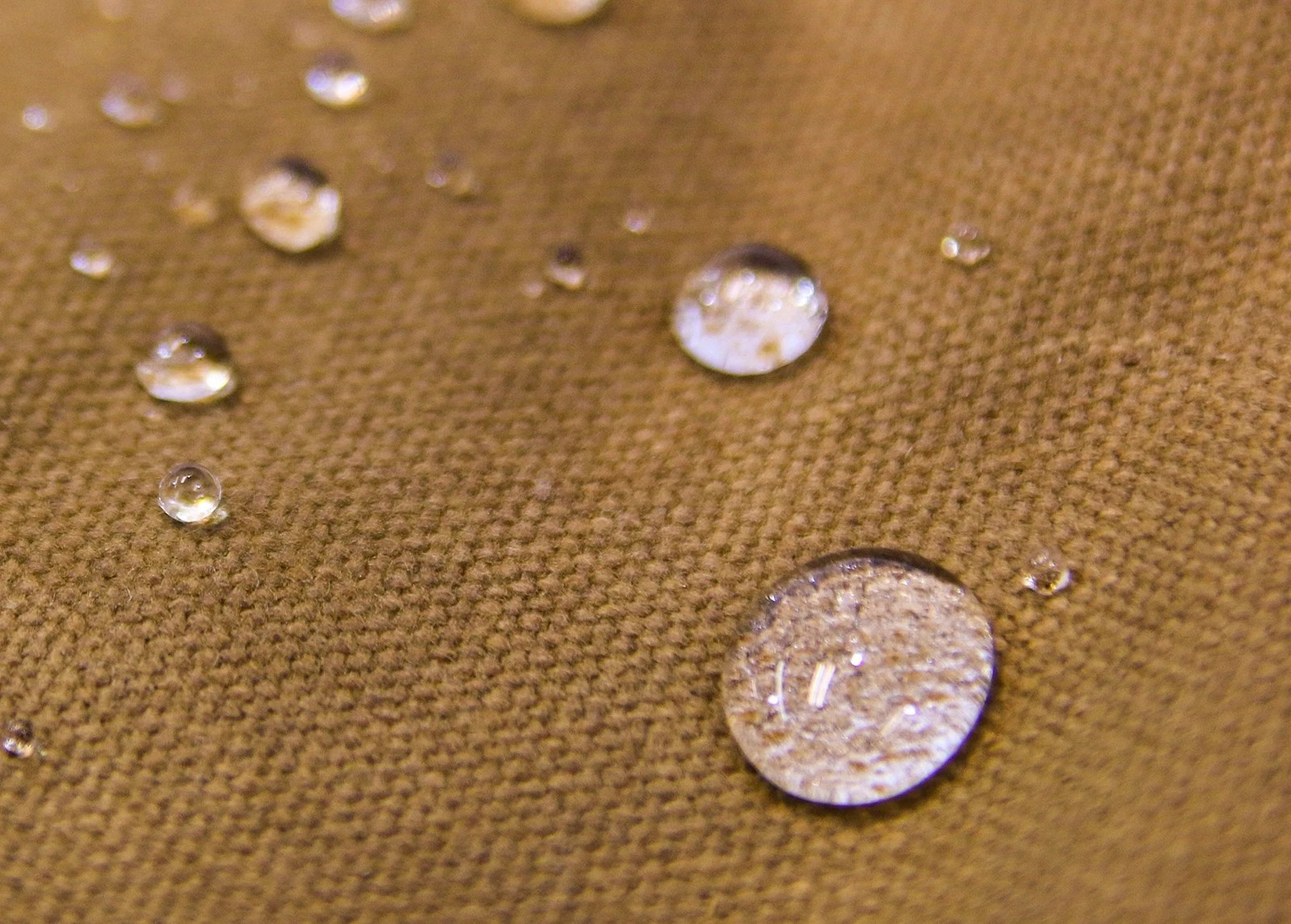 NEW Readywares Waxed Canvas Small Zipper Pouch Bag Brass Zipper Water Resistant