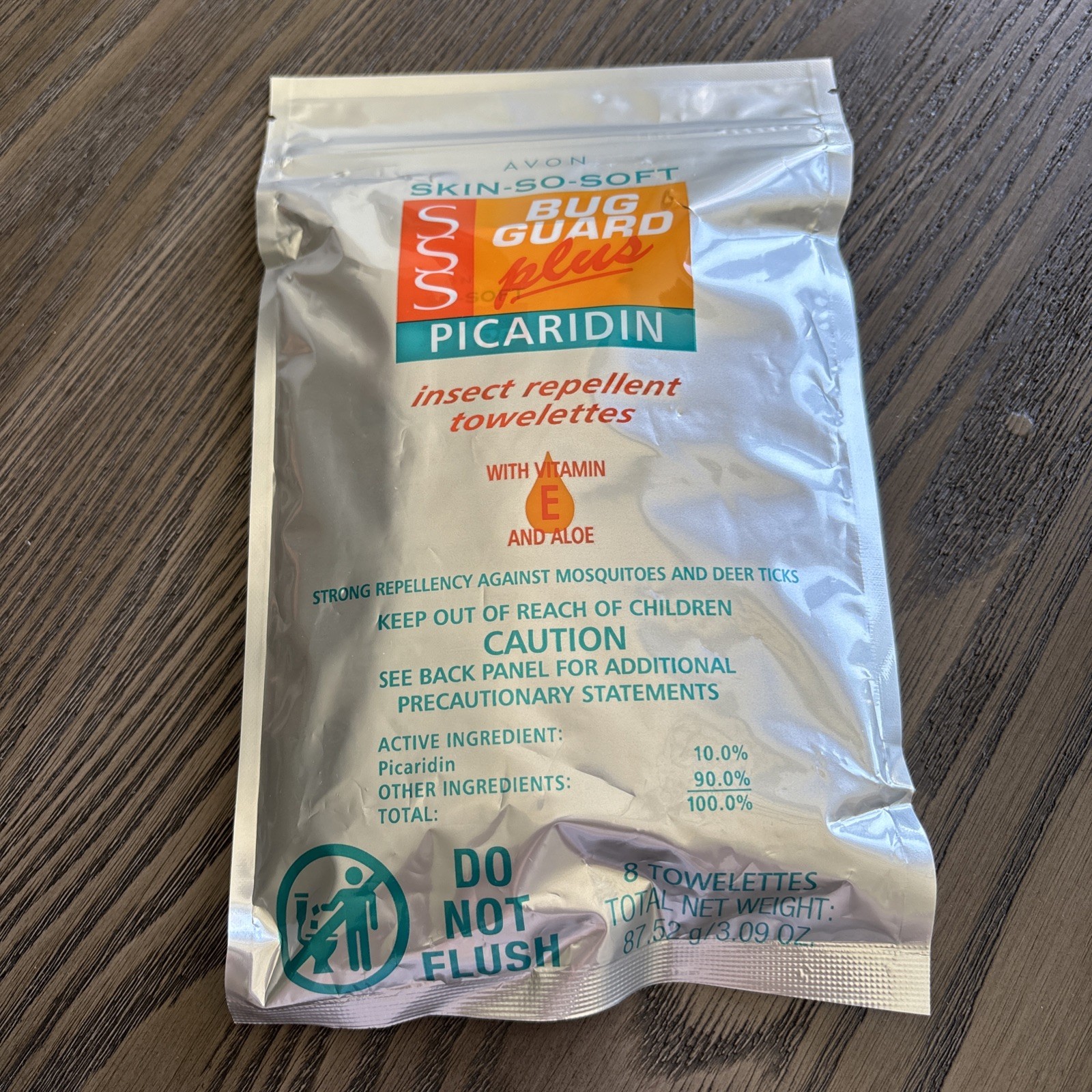 Avon Skin so Soft Bug Guard Plus Picaridin Insect Repellent 8 Towelettes NEW