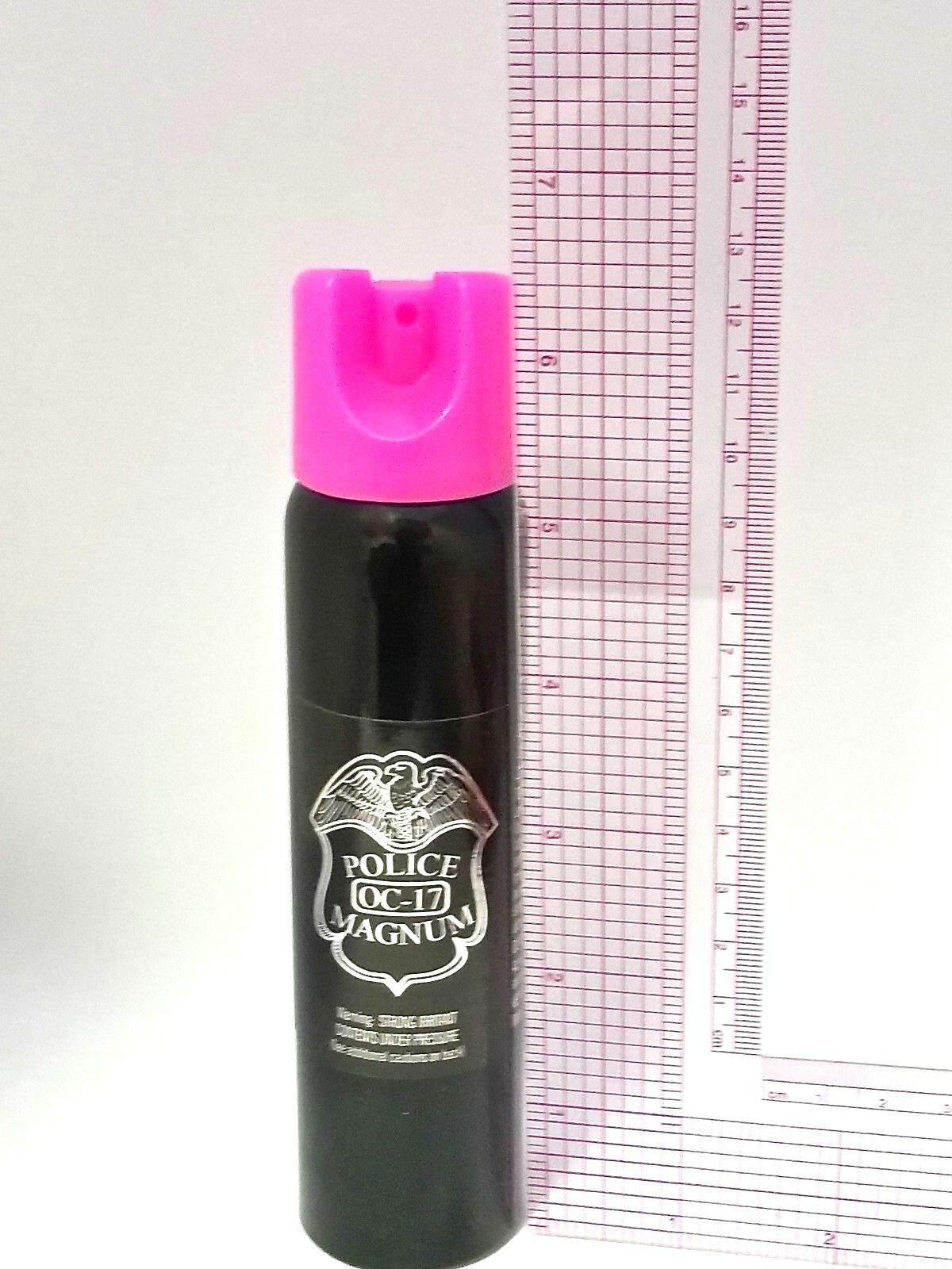 2 Police Magnum pepper spray 5 ounce Hot Pink Twist Lock Defense CLOSEOUT SALE