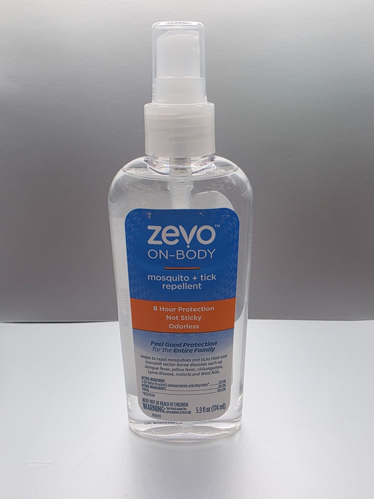 Zevo On-Body Mosquito & Tick Repellent 5.9 fl. oz NEW