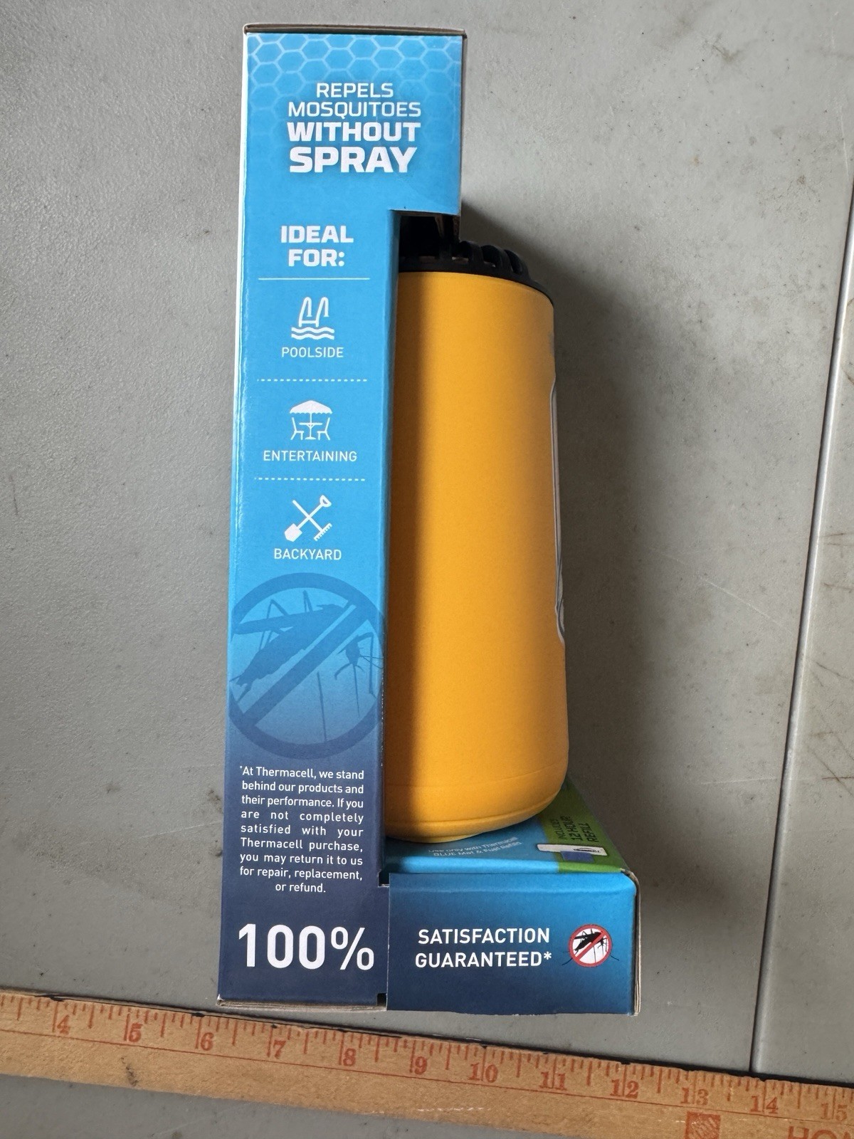 Thermacell Mosquito Repeller Patio Shield; Includes 12-Hour Refill; 15 Foot Zone