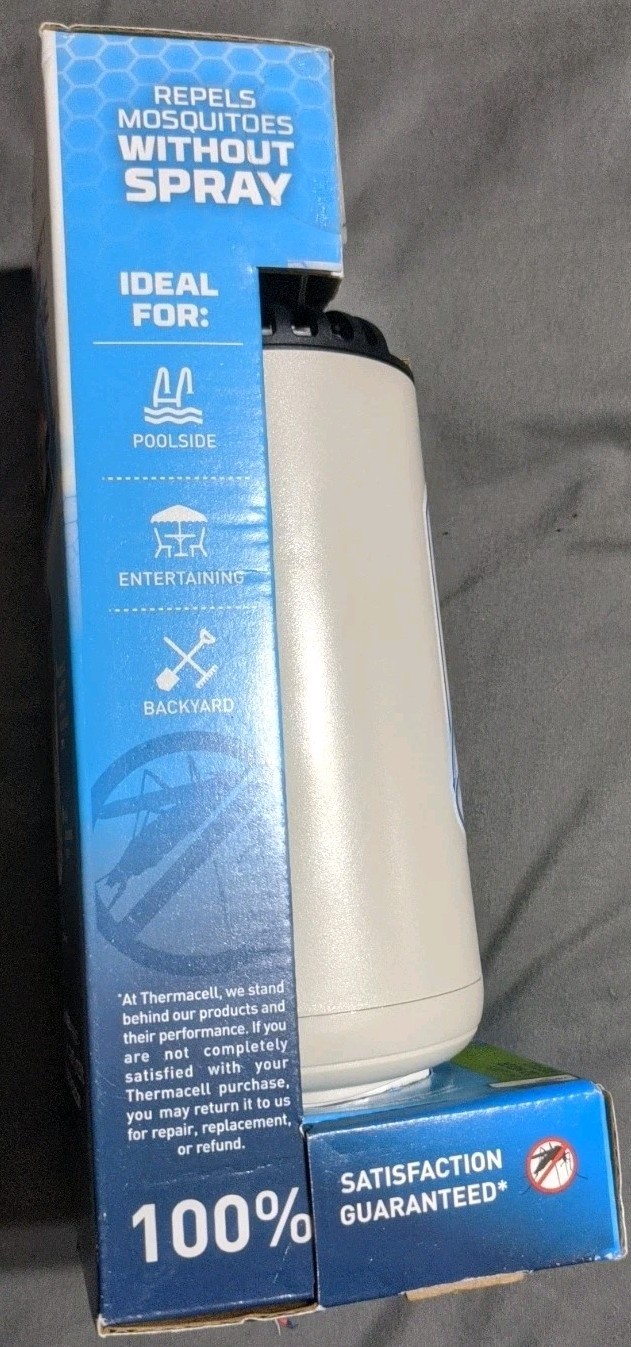 Thermacell Patio Shield Mosquito Repeller +12h Fuel Cartridge & 3 Repellent Mats