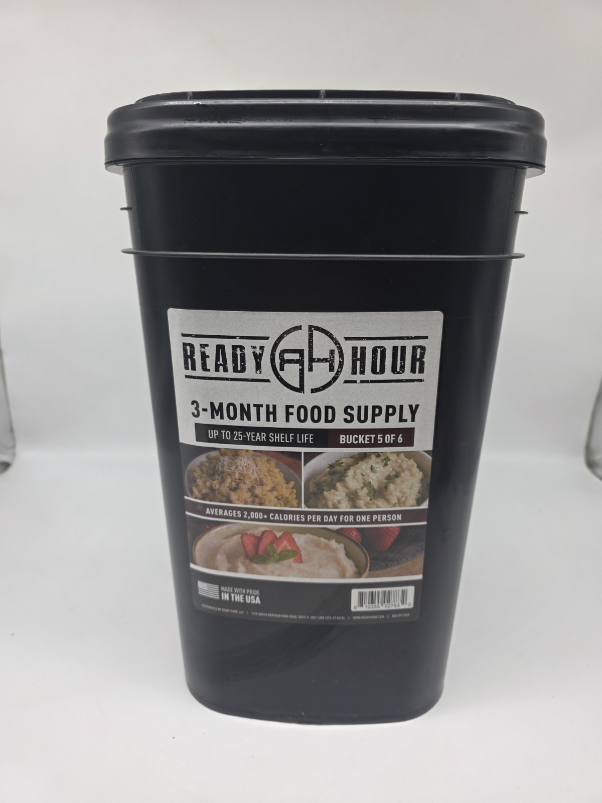 NEW! • READY HOUR 3 MONTH FOOD SUPPLY 25 year shelf life SURVIVAL KIT • BUCKET 5