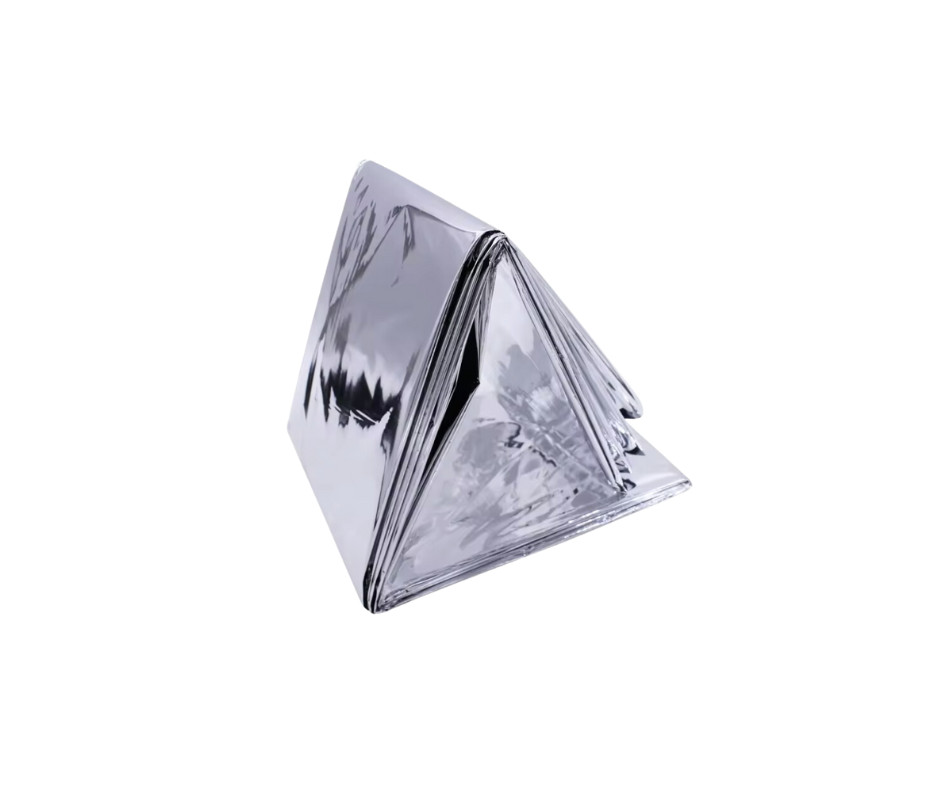 2-Person Emergency Tent -Blanket Survival Mylar Heat Camping & Hiking