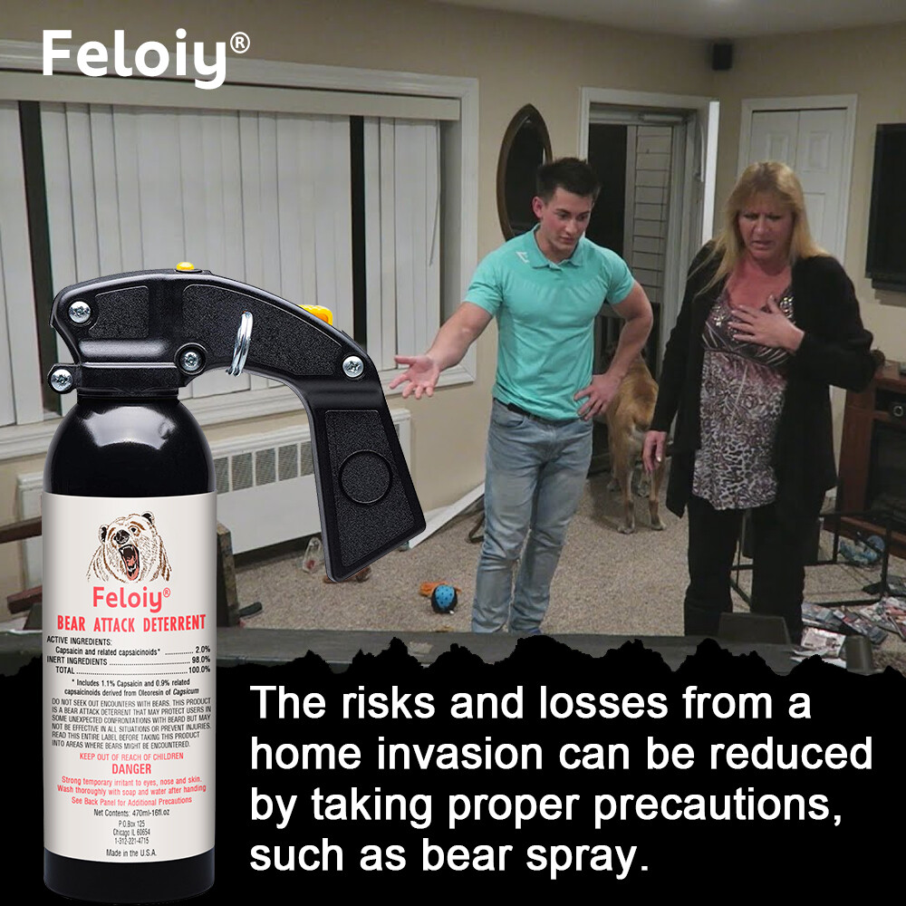 Feloiy Pepper Spray 16oz Powerful Stream Strongest Legal Formula