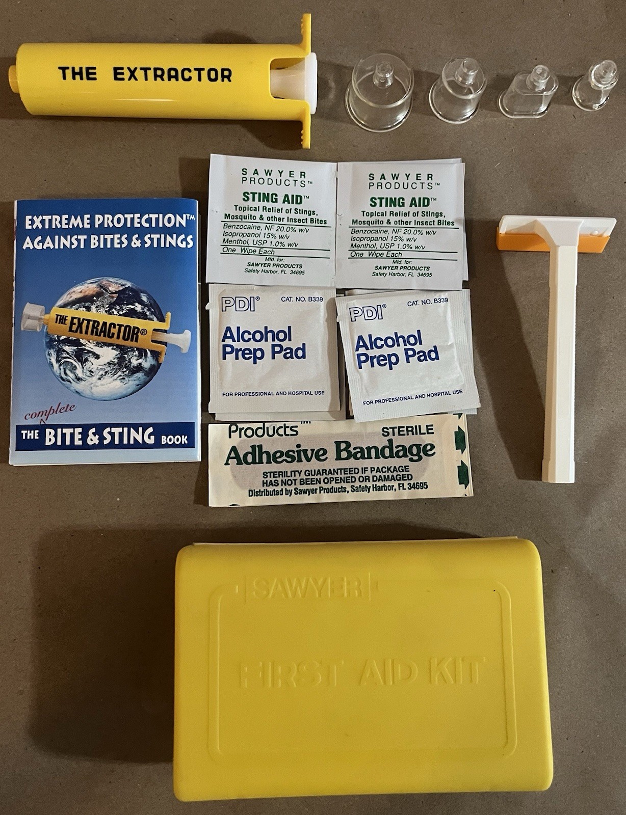 Sawyer Bite & Sting First Aid Kit Featuring The Extractor, Case, & More